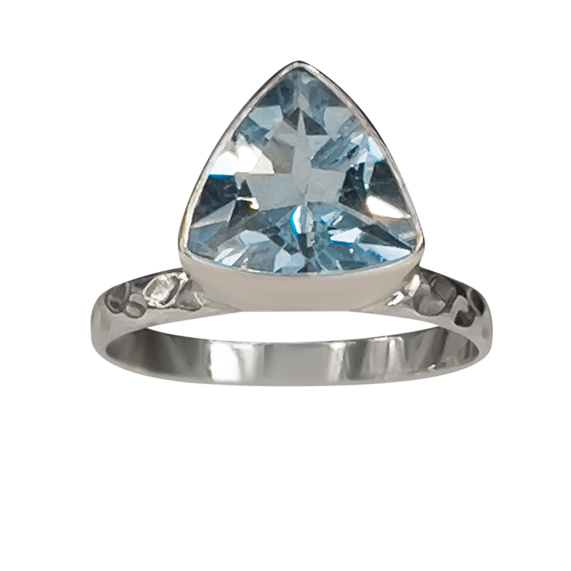 handmade symbolic spiritual jewellery sustainable fashion aquamarine water element ring