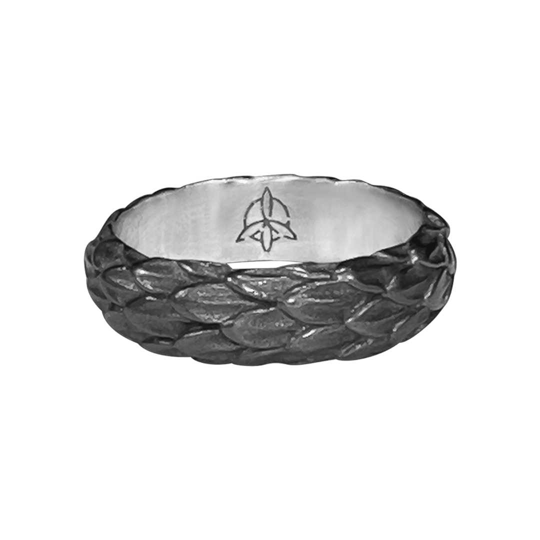handmade symbolic spiritual jewellery sustainable fashion one of the kind dragon skin ring